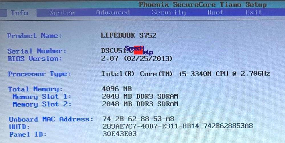 FUJITSU LIFEBOOK S752 14″HD INTEL CORE i5 3340M 320GB 4GB DDR3 WINDOWS XP 7 DRV