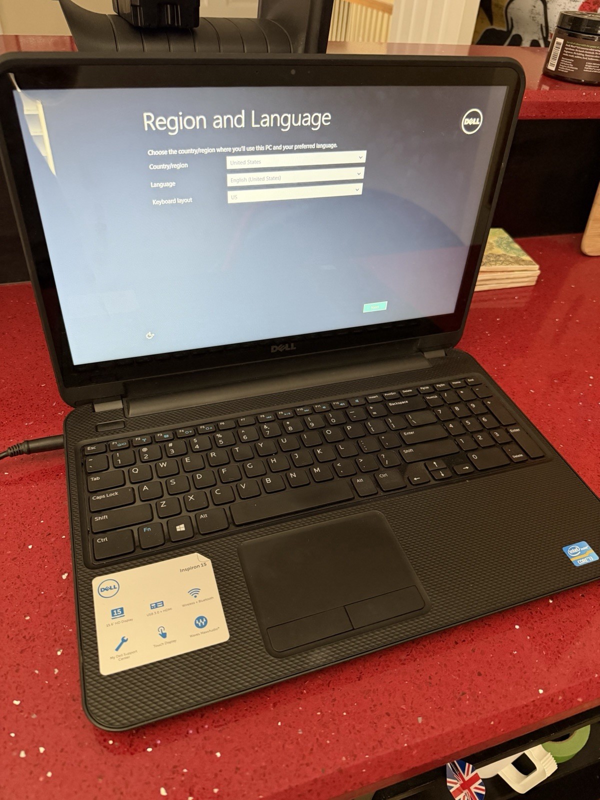 Dell Inspiron 15-3521 Laptop – 15.6” – Windows 8 – Clean Reset – Touch Screen