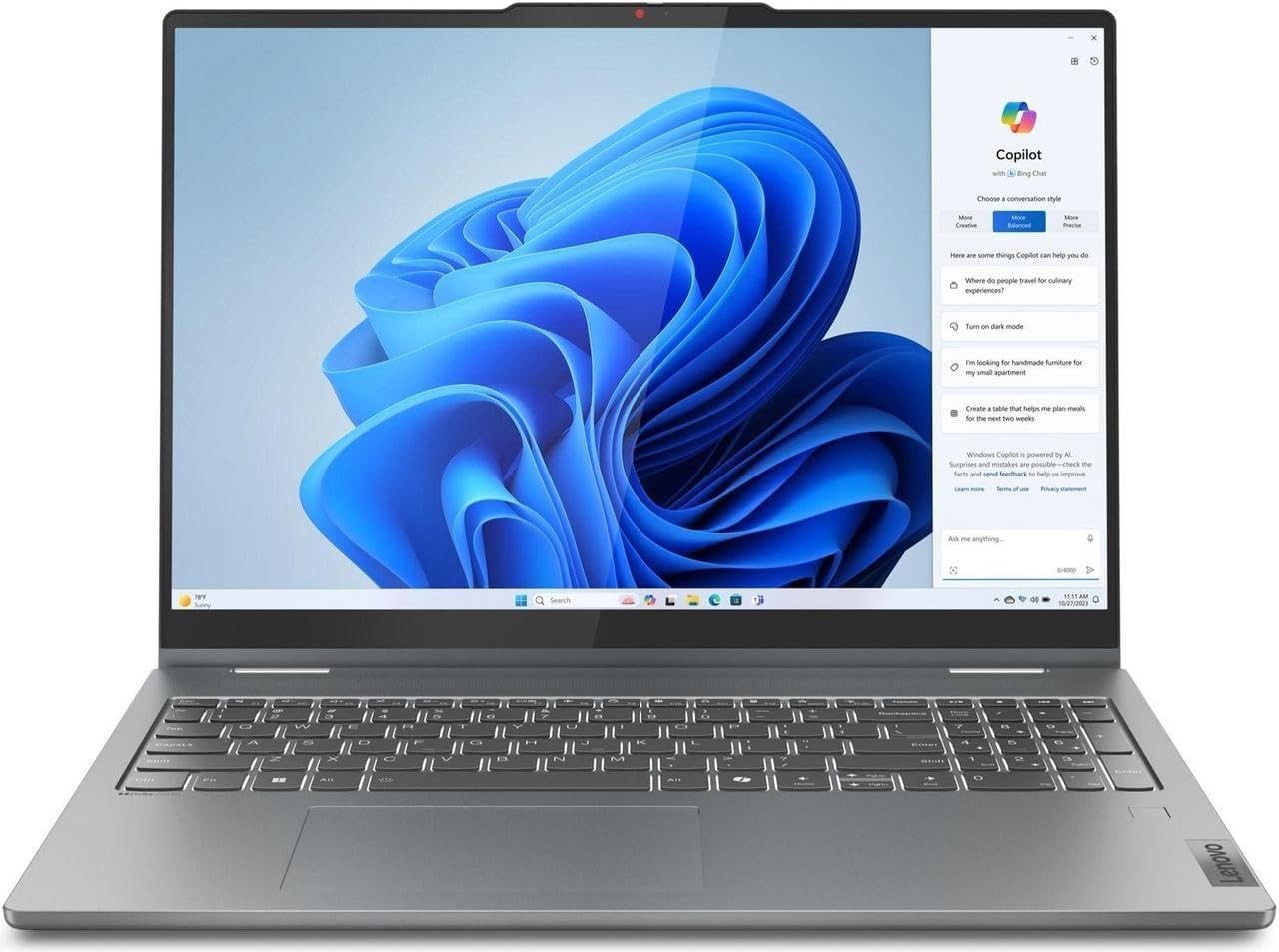 Lenovo IdeaPad 5 2-in-1 16″ Touch 10-Core Core 5 120U 16GB 512GB Bcklit KB FP 2Y