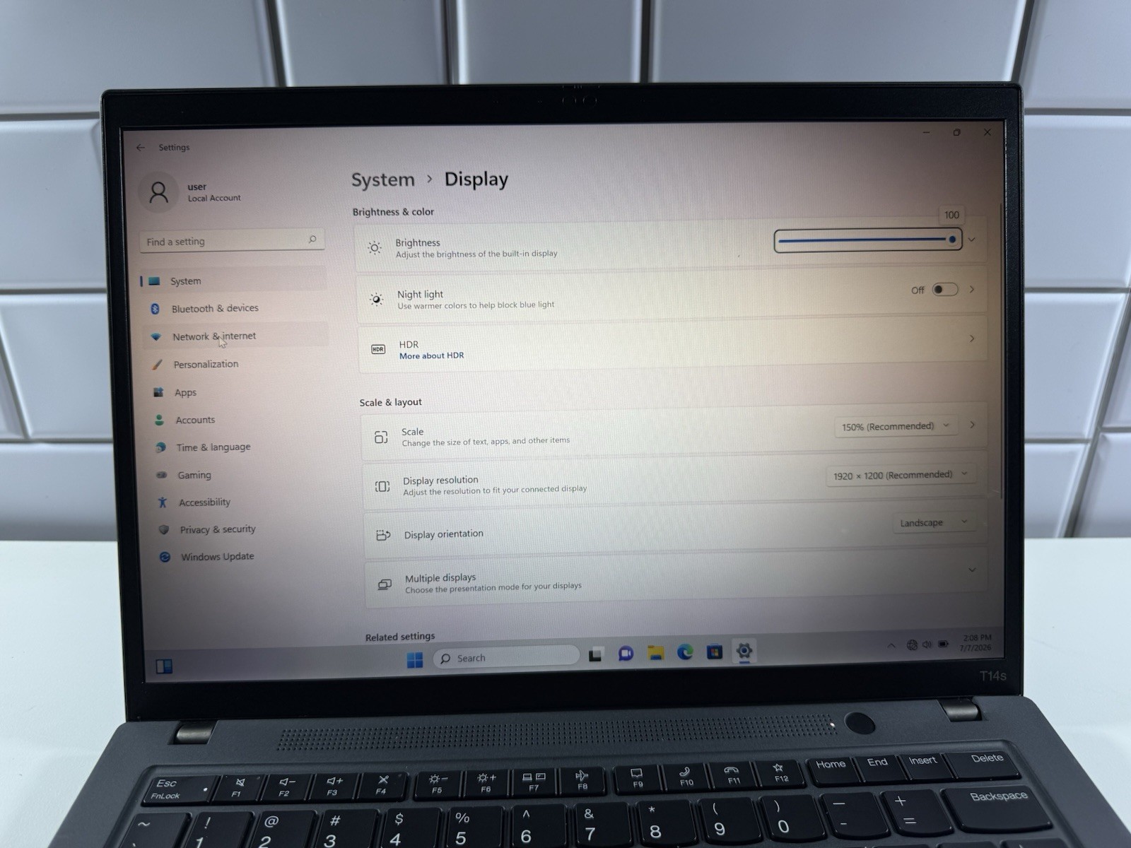 Lenovo ThinkPad T14s Gen 3 14″ i7-1270p 32GB 512GB Win 11 Pro Touchscreen
