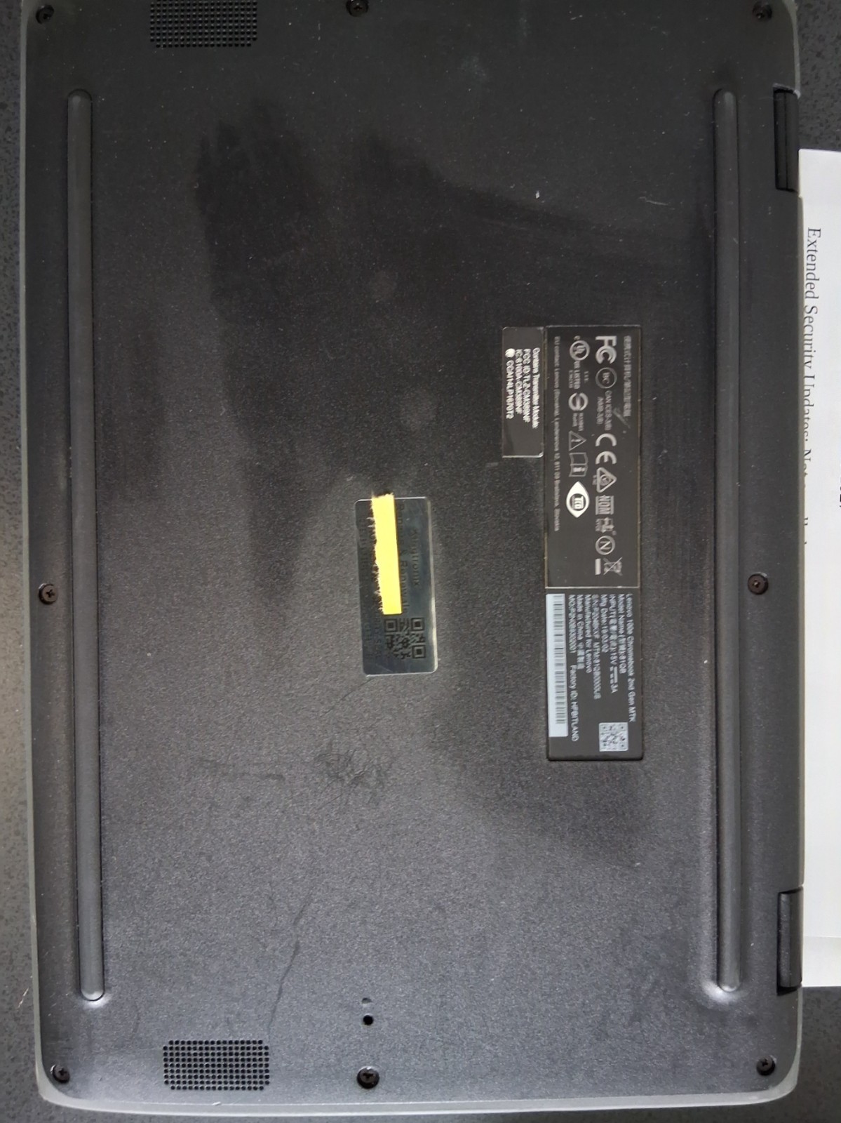 Lenovo Chromebook 100E G2 MTK 11.6” 4GB Ram 32GB eMMC #177006