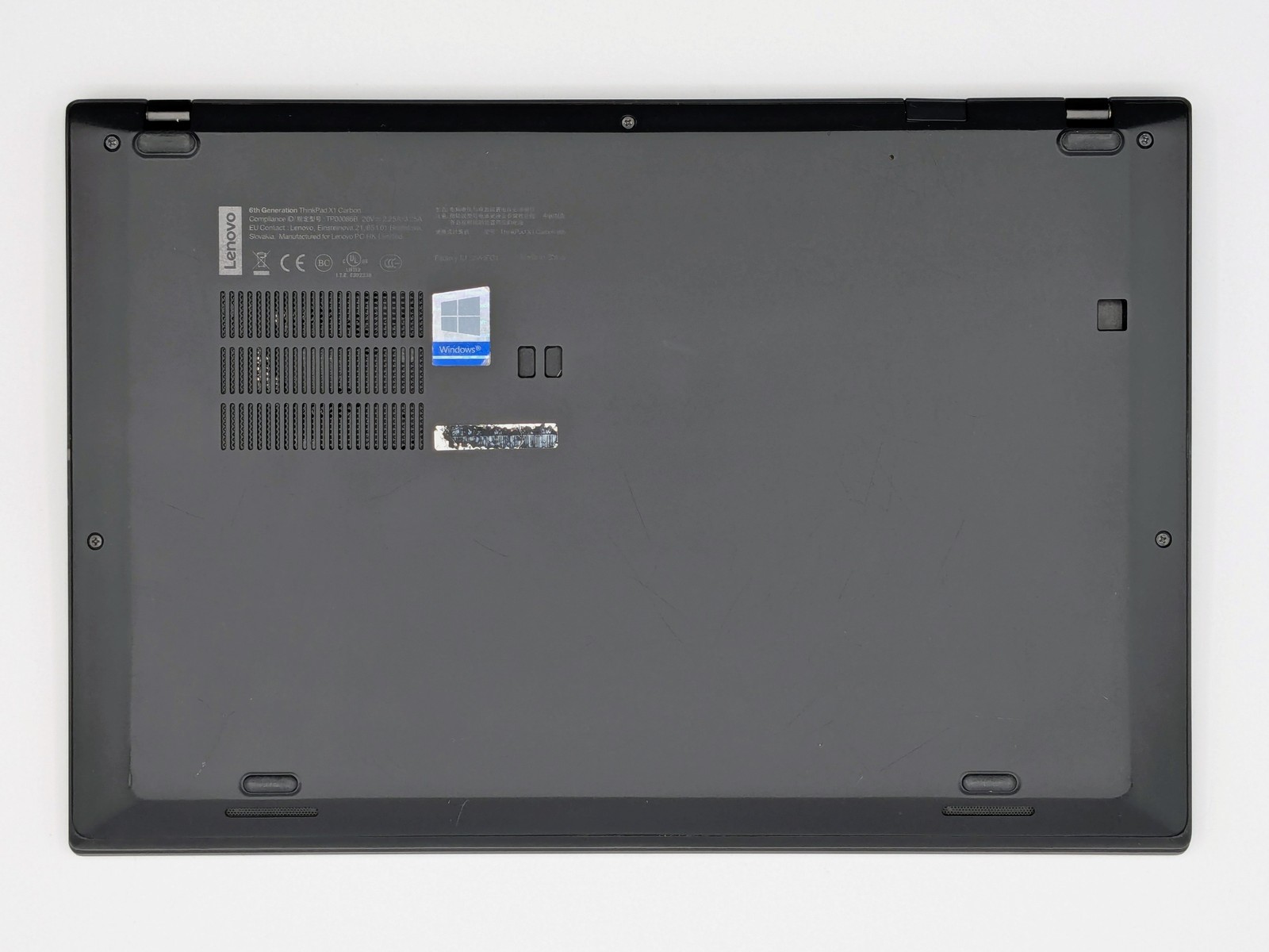Lenovo ThinkPad X1 Carbon 6th Gen 14″ FHD I7-8650U 256GB SSD 16GB W11P *READ*