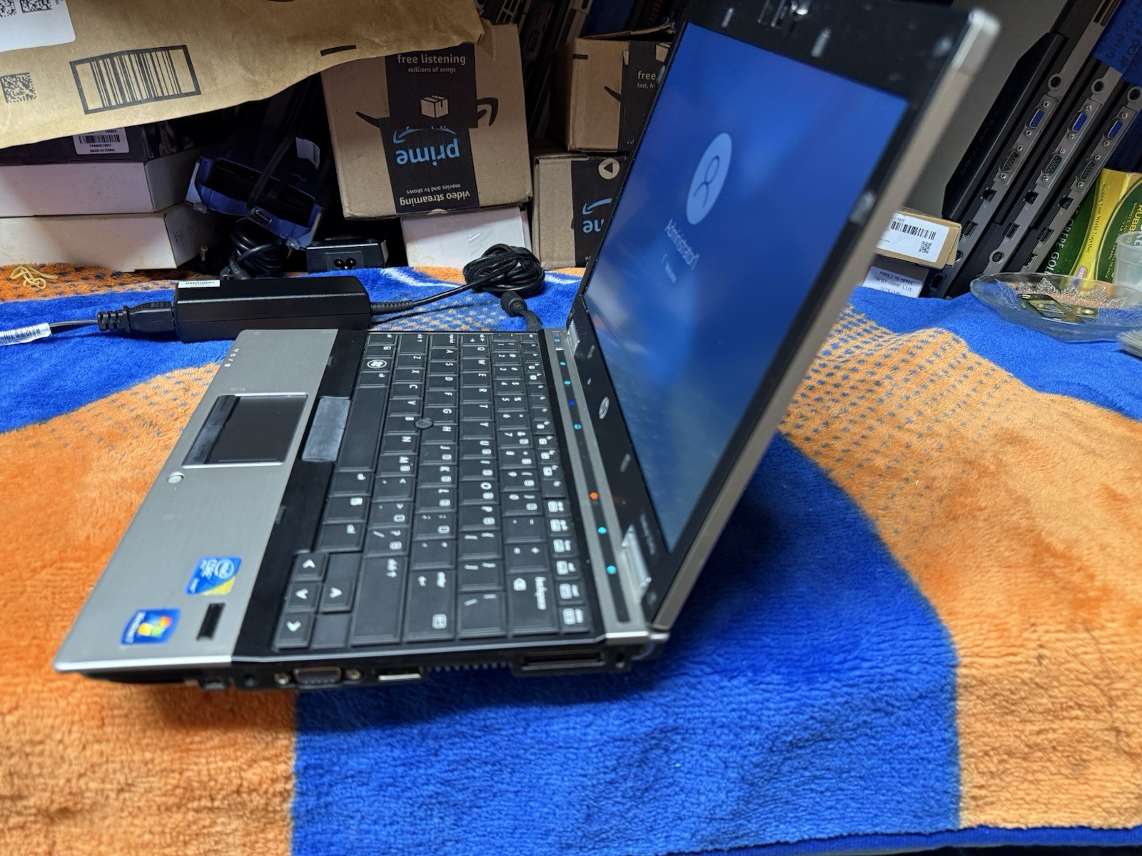 HP EliteBook 2540p Core i7, Win10pro64, 500 GB, 8GB DVD-RW, Wifi, #003