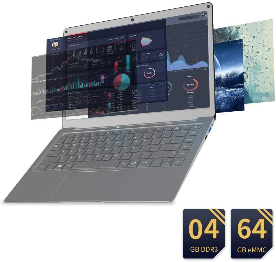 Jumper 13.3” FHD Laptop Intel N3350/4GB/64GB EMCC New!!!