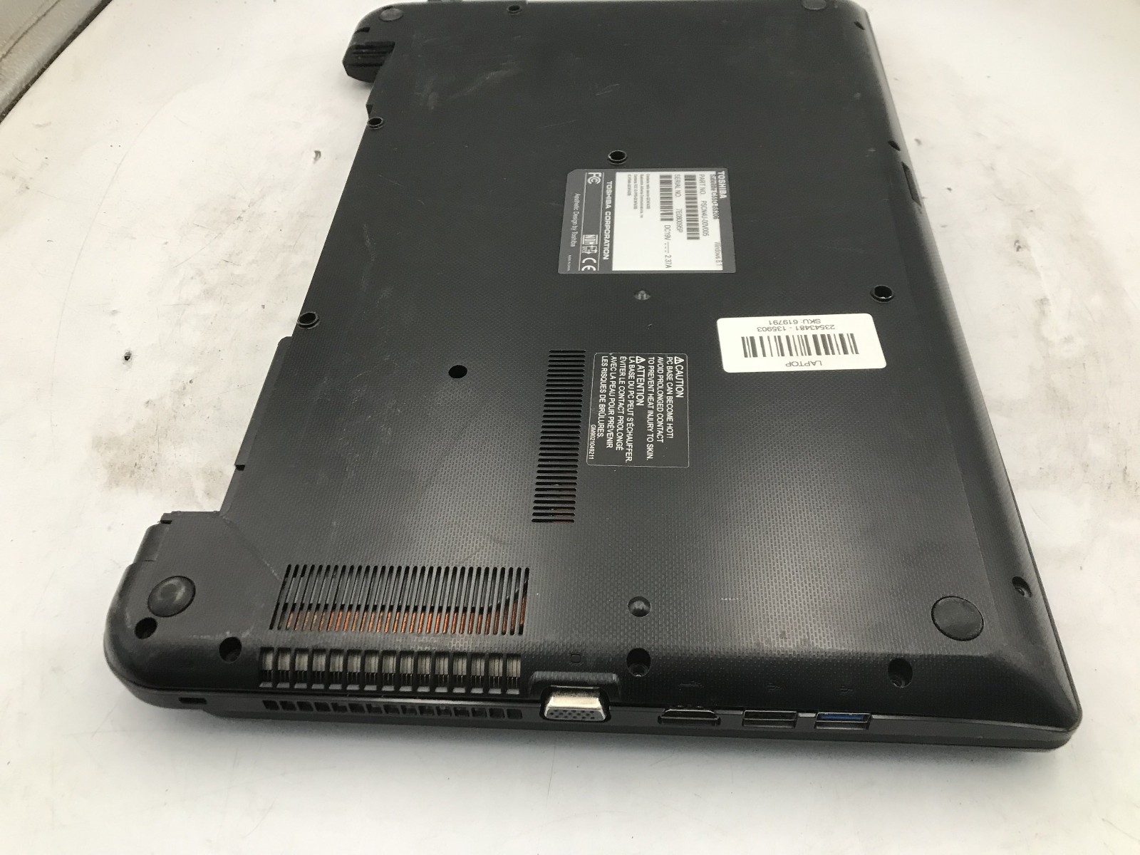 TOSHIBA SATELLITE C55D B5206 – BOOTS TO BIOS – AMD A8 6410 – 4GB RAM – READ – BB