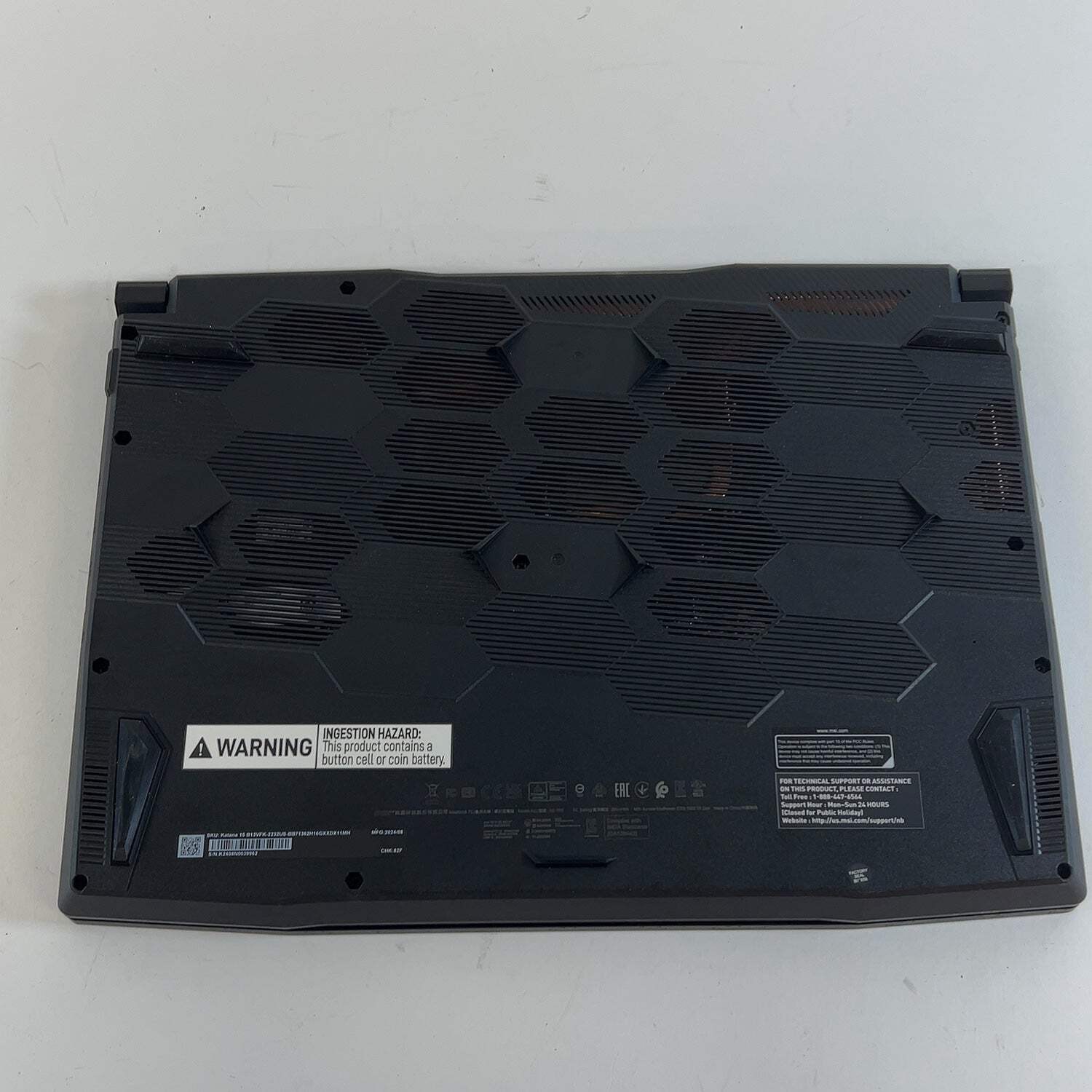 MSI Katana 15 B13VFK 15.6″ i7-13620H 2.4GHz 16GB RAM 1TB SSD GeForce RTX 4060