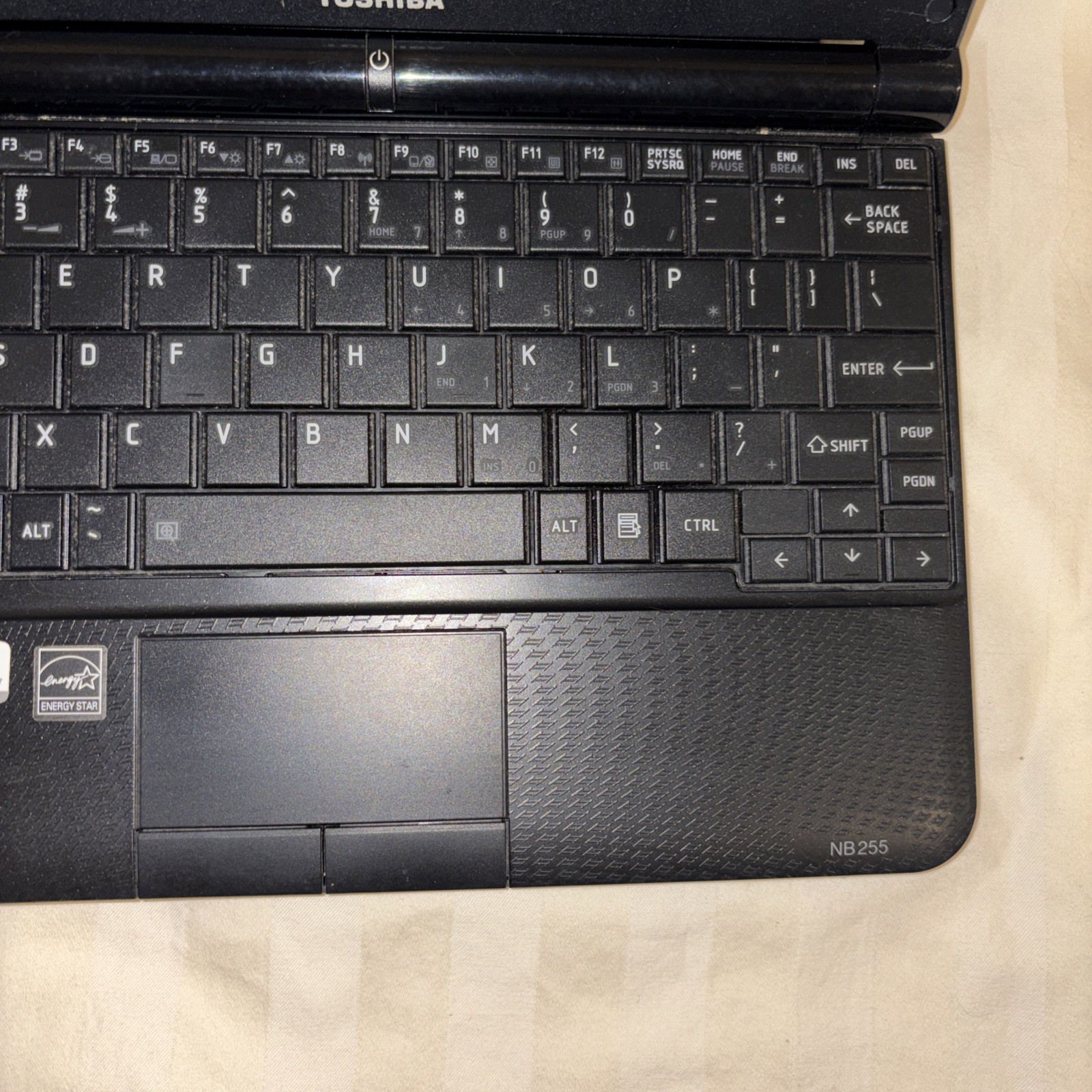 Toshiba NB255 10.1in Netbook Intel Atom 1.66GHz 2GB RAM 160 GB HDD Wi-Fi NO OS