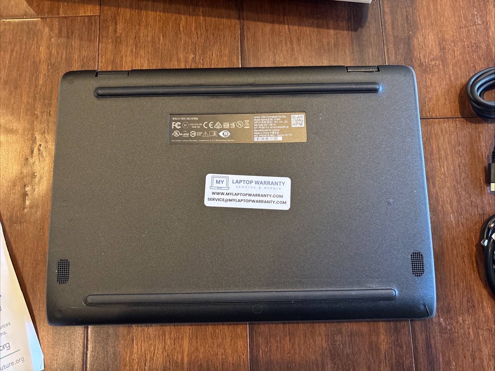 Lenovo 100e Chromebook 2nd Gen MTK 11.6″ 4GB Ram 16GB HDD/SSD Chrome OS Black
