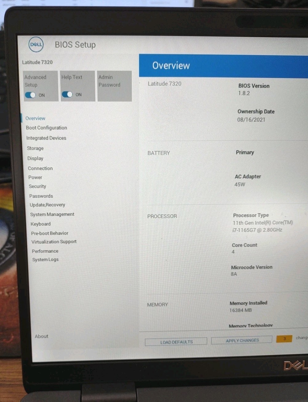Dell Latitude 7320 13.3 FHD W/ i7-1165G7, 16GB, 256GB, Touch Laptop