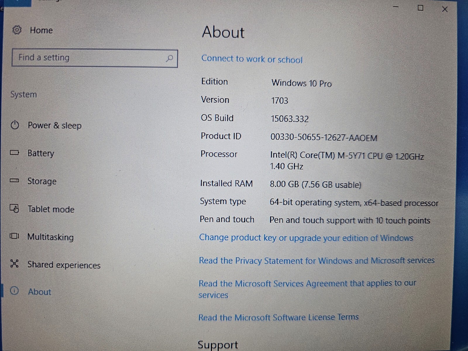 Dell Latitude 12” 7202 M-5Y71, 1.2GHZ 8GB 128GB Tablet Win 10 PRO’ NEW.