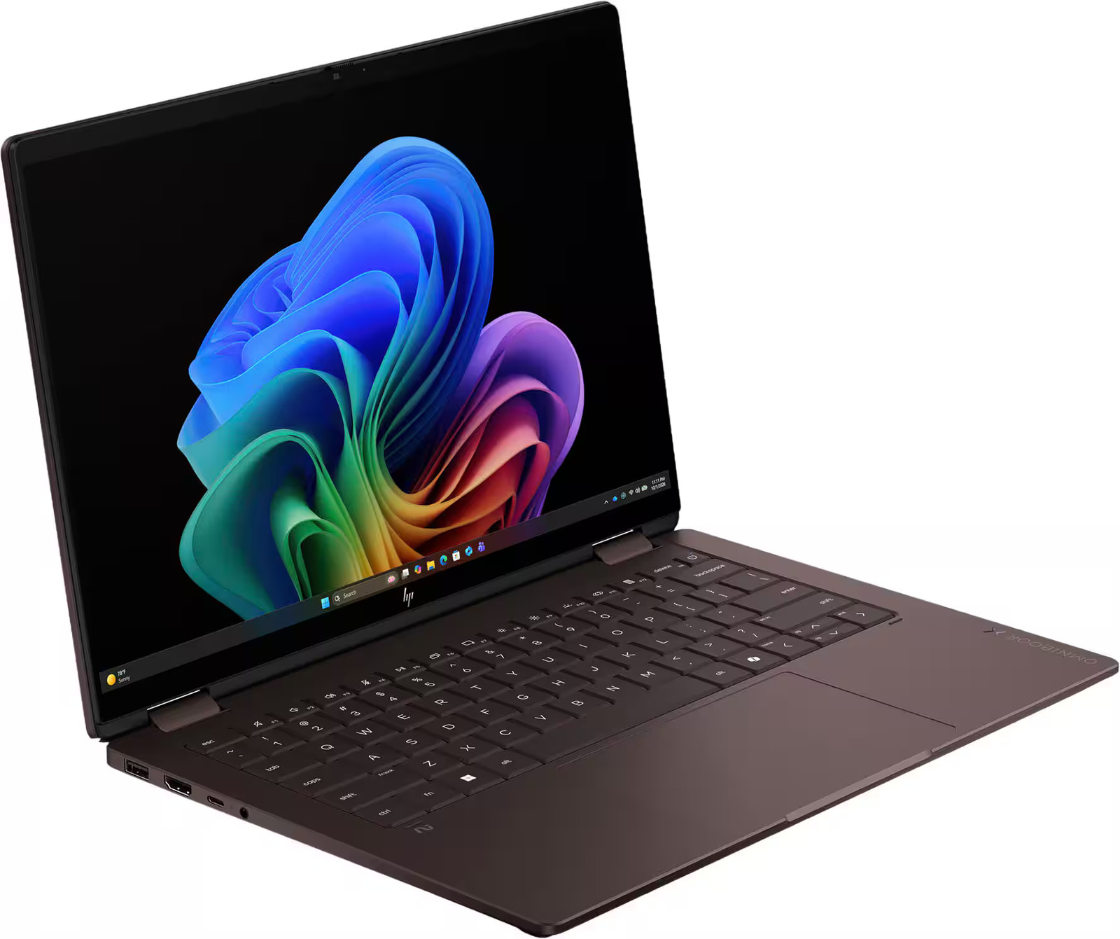 HP – OmniBook X Flip 2-in-1 – 14″ 2K OLED Touchscreen Laptop – AMD Ryzen AI 7…