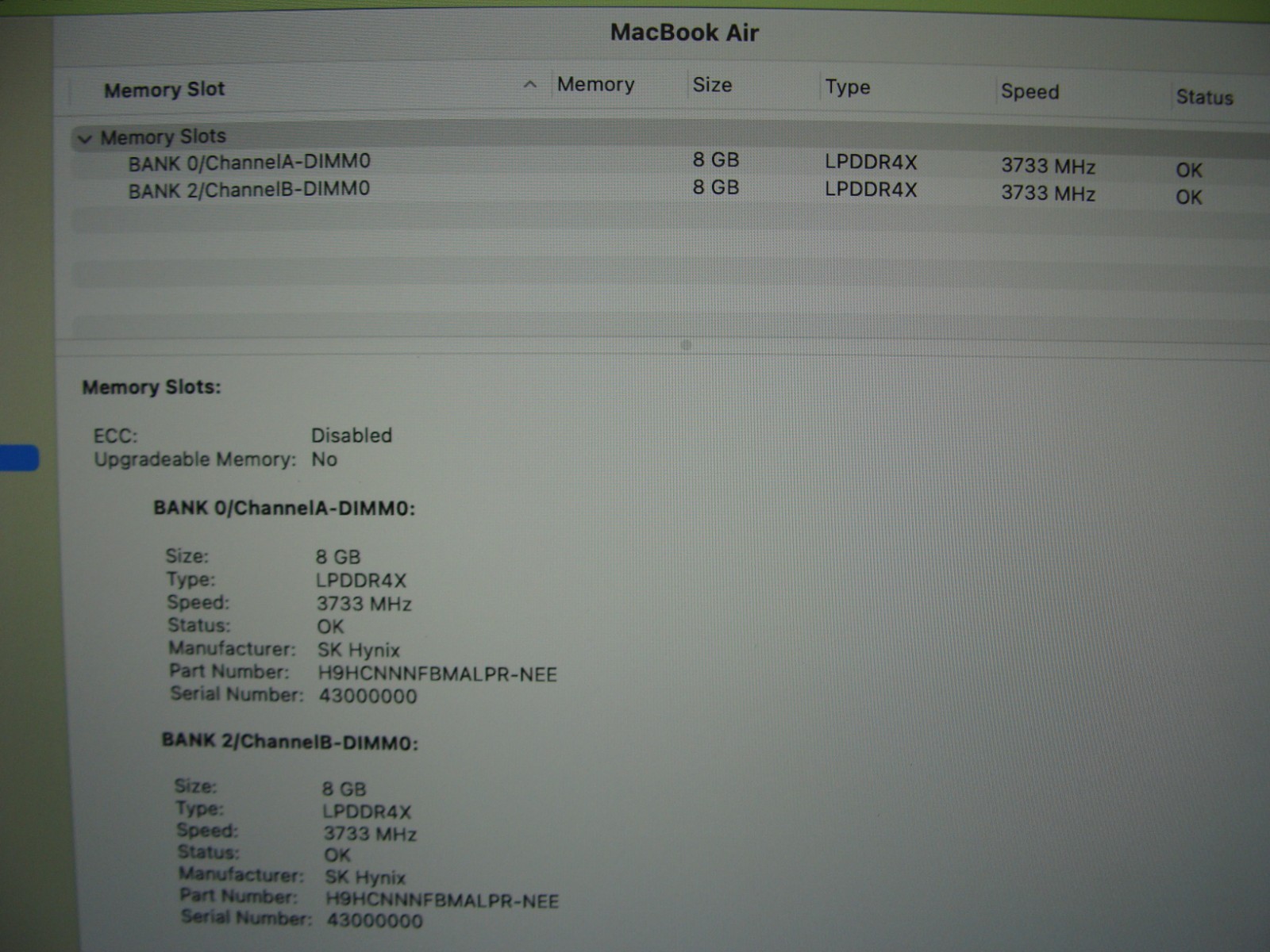 Apple MacBook Air 13″ A2179 2020 i5-1030NG7 1.1GHz 16GB 512GB OS Sonoma MVH2LL/A