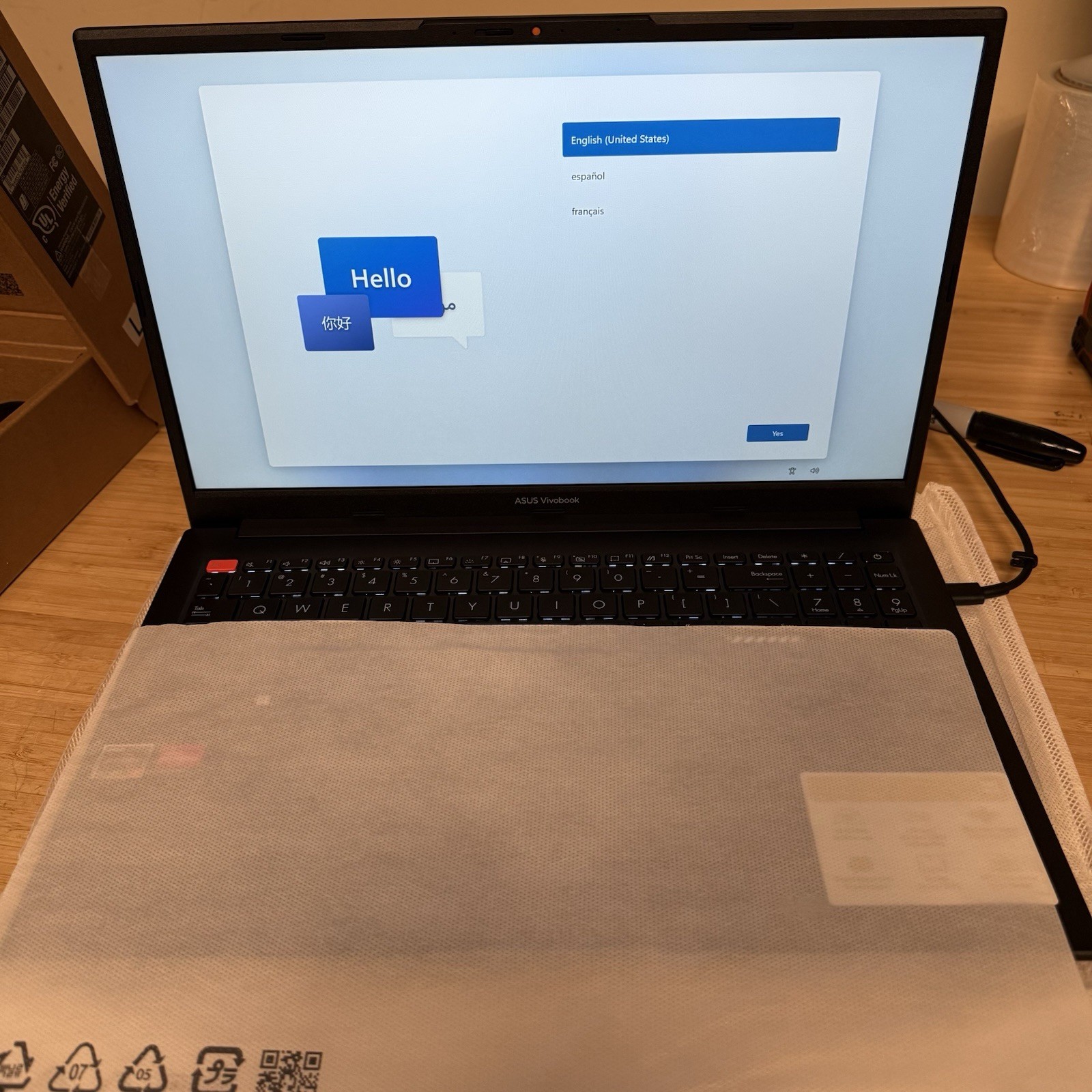 Asus Vivobook S 15 S3502, 15.6″ Full HD, AMD Ryzen 7 5800H, 8GB Ram, 512GB SSD