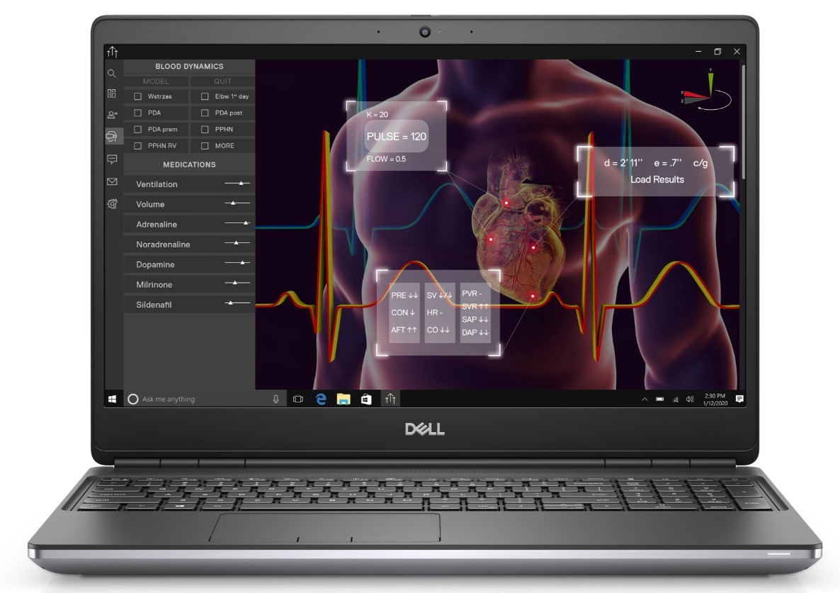 Dell Precision 7550 15.6″ Intel Core i7 10th Gen 32GB 512GB Fair