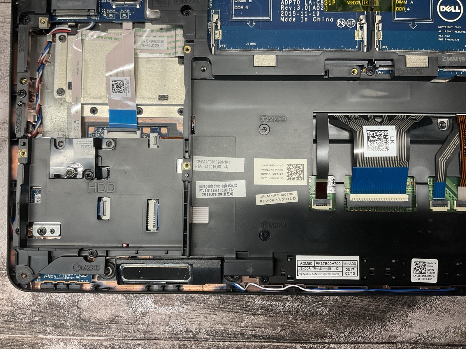 Lot of 2 Dell Latitude E5470 Laptops / Intel Core i5 6th Gen / Parts Repair / J3