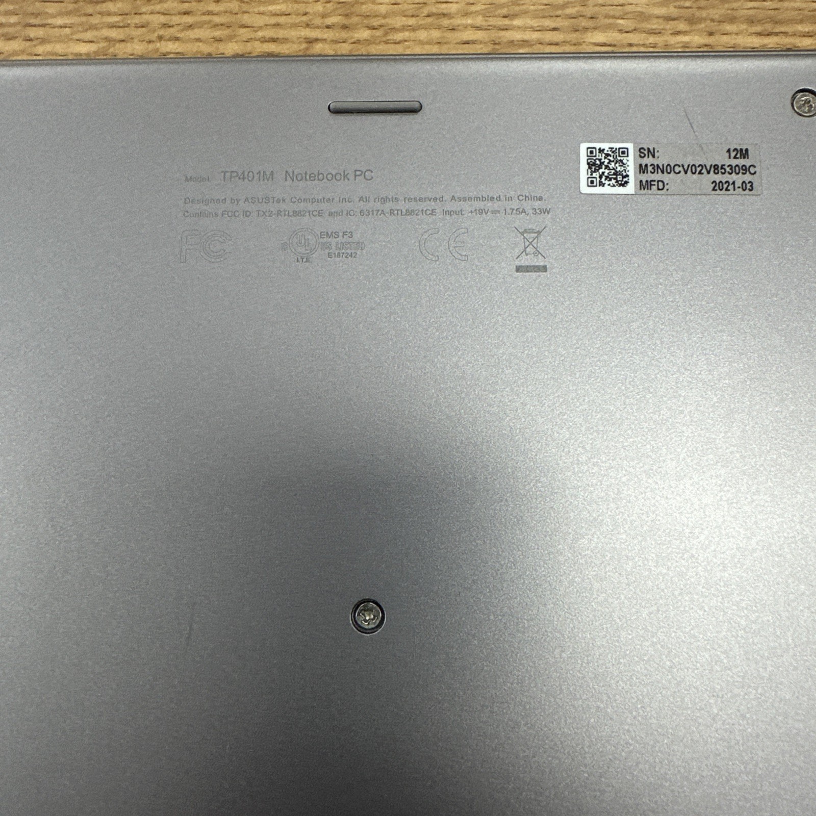Asus VivoBook Flip 14 2-in-1 HD Touchscreen Laptop TP401M, Needs Battery 4/64