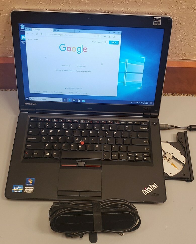 LENOVO THINKPAD EDGE E420 Intel Core i3-2350 2.30GHz 4GB RAM 320GB HDD WEBCAM