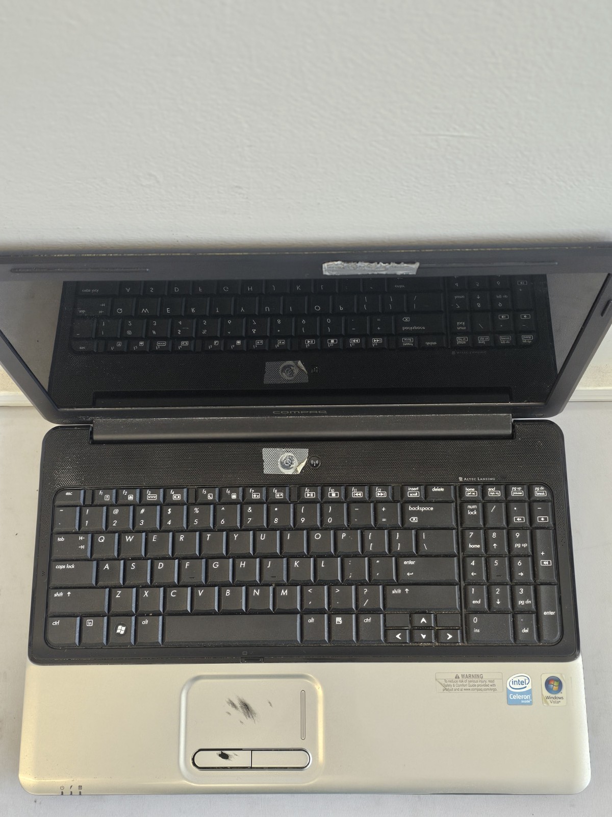 Compaq Presario CQ60 Laptop – Intel Celeron 900 – 3GB RAM – NO BATT – Read Desc