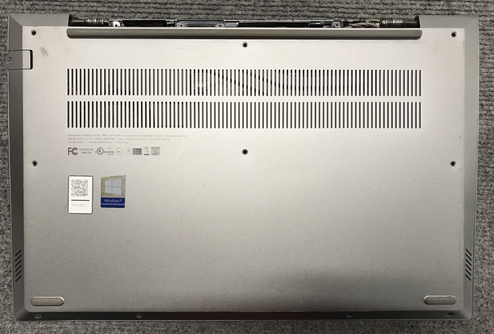 Lenovo ThinkBook 14 G2 14″ Touch Laptop i7-1165G7 8GB RAM 512GB NVMe, As Is