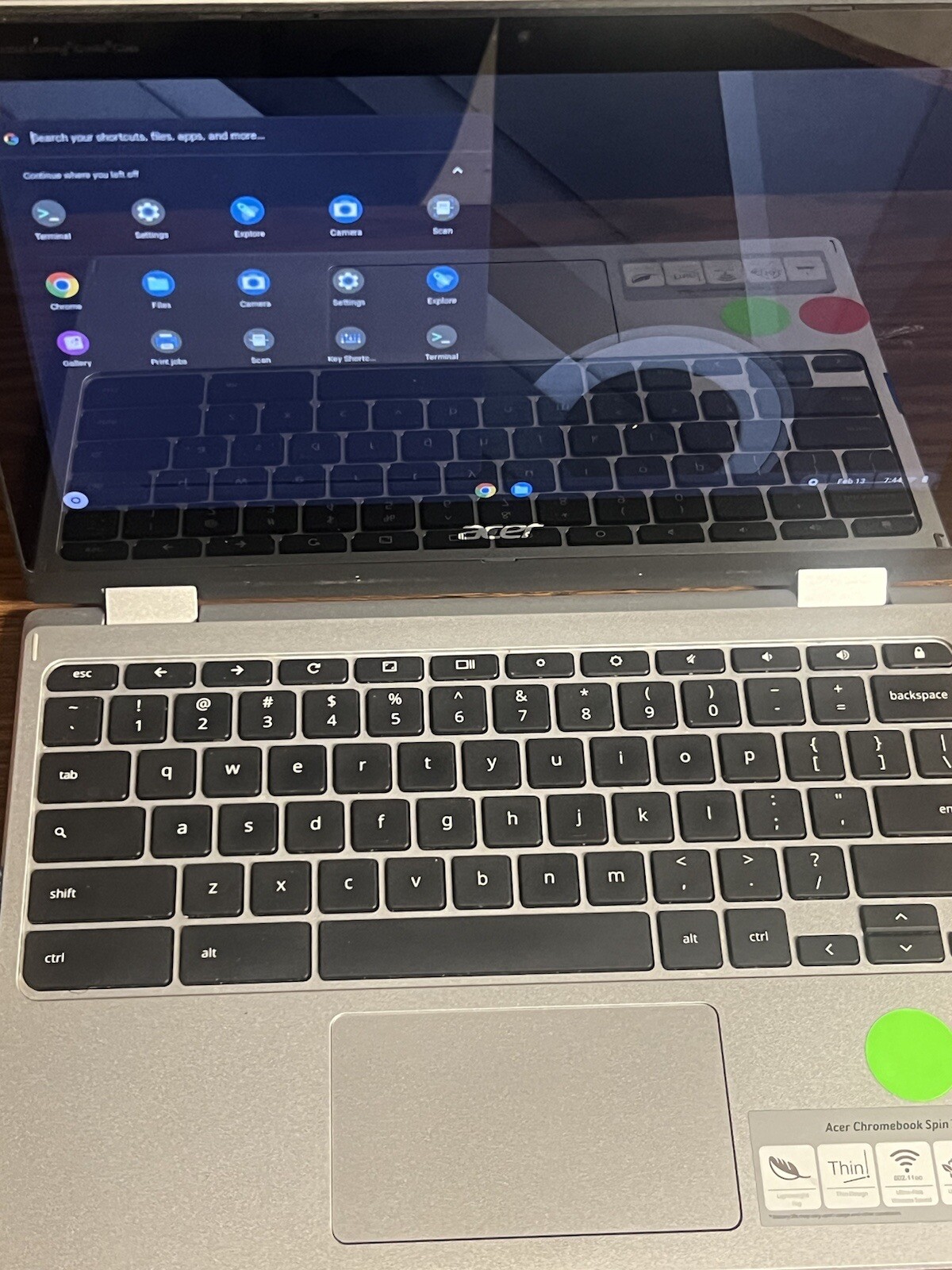 Acer Chromebook Spin 311 CP311-3H 11.6″ (64GB eMMC, MediaTek MT8183C, 2.00 GHz,