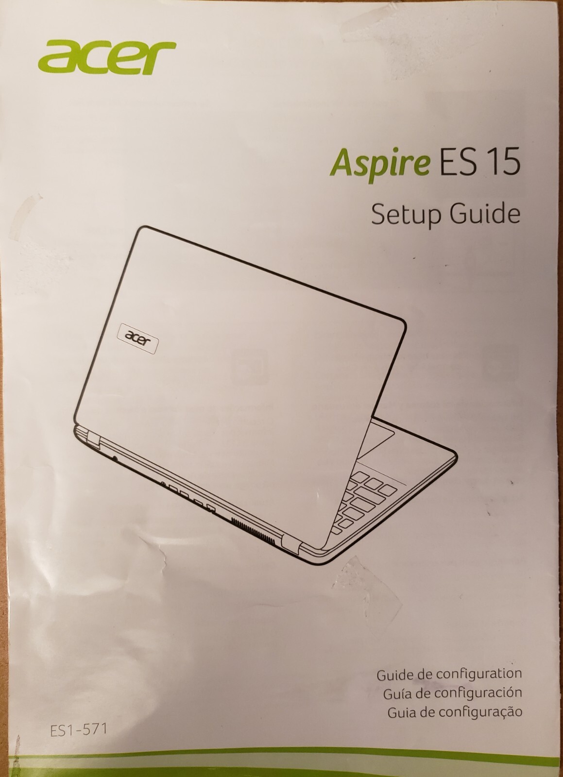 Acer Aspire E15 15.6” 500GB HD Graphic 5500 DVD 4GB DDR3 L Diamond Black Laptop