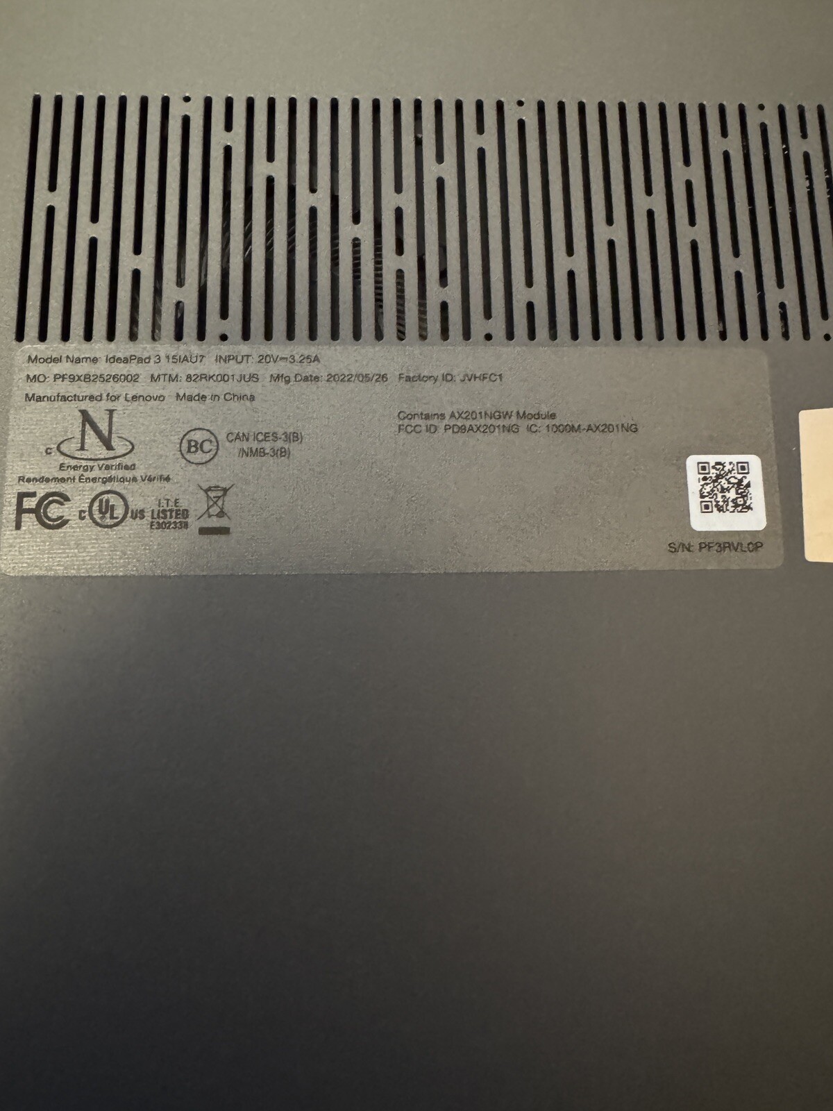 Lenovo IdeaPad 1 15IAU7 15.6″ ( 256 GB SSD, Intel Core i3 12th Gen. 1.20 GHz,…
