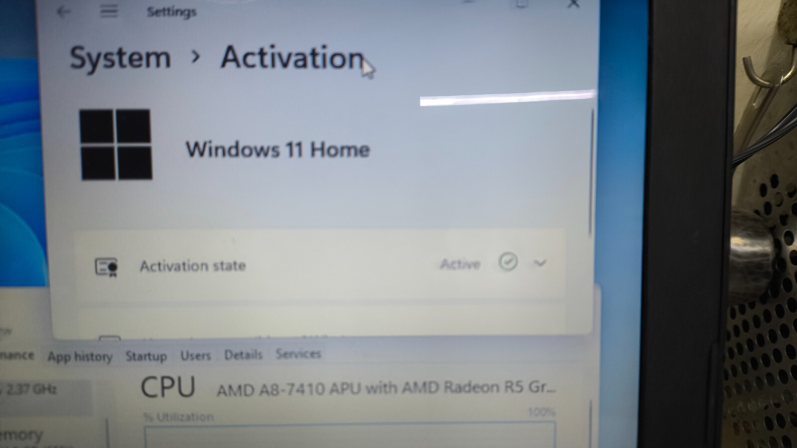 HP 15-1387wm 15.6″ Touchscreen ( AMD A8 @ 2.20GHz, 4GB Ram, 500GB HDD ) Win 10