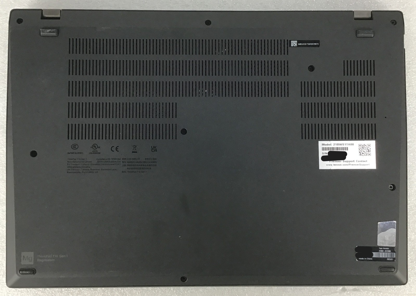 Lenovo ThinkPad T16 Gen 1 i5-1250P 1.7 GHz 32GB RAM 512GB Win 11 Pro Touch READ