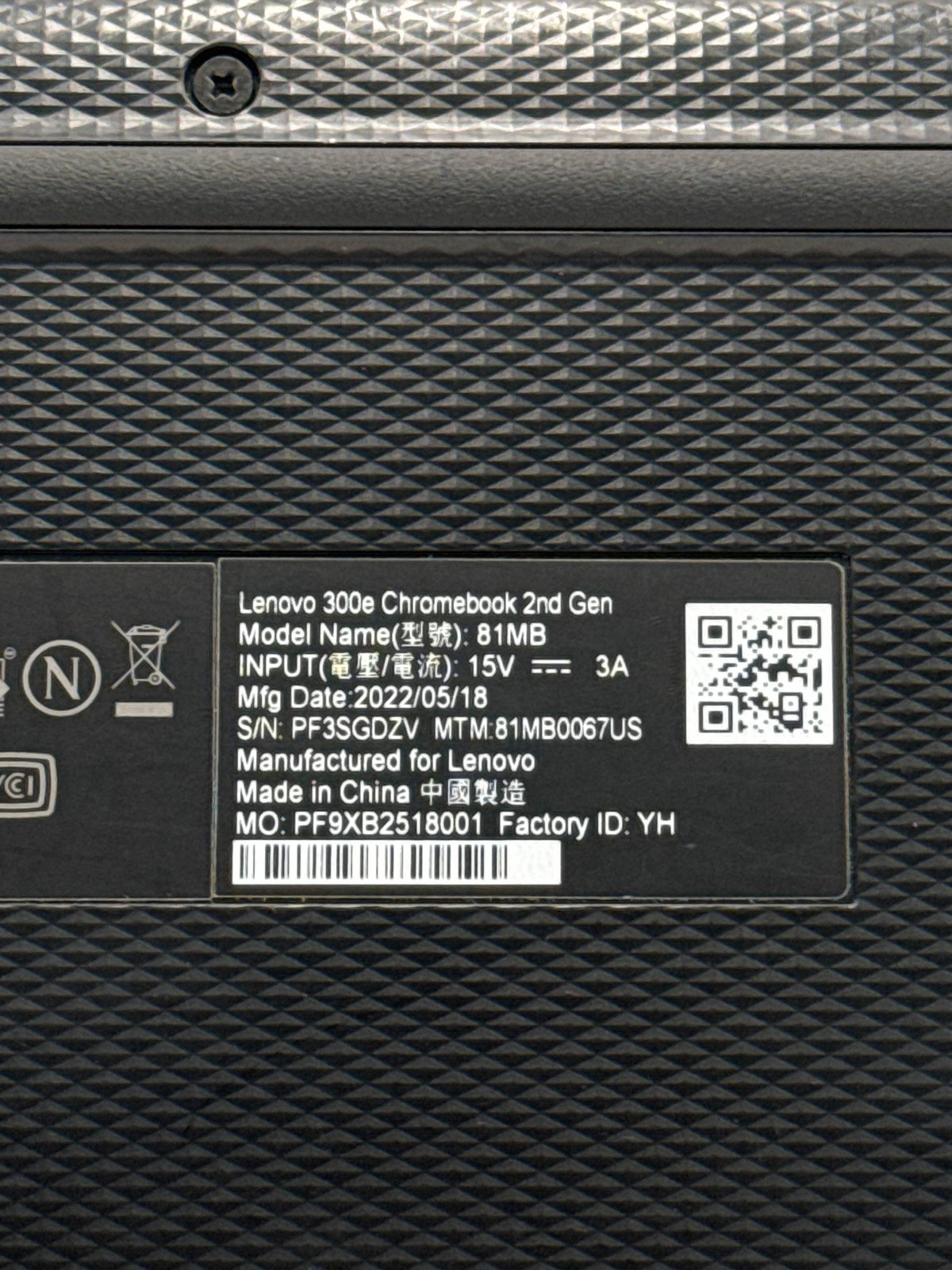 Lenovo 300e Chromebook 2nd Gen 11.6” Touchscreen 32GB 4GB RAM – Remotely Managed