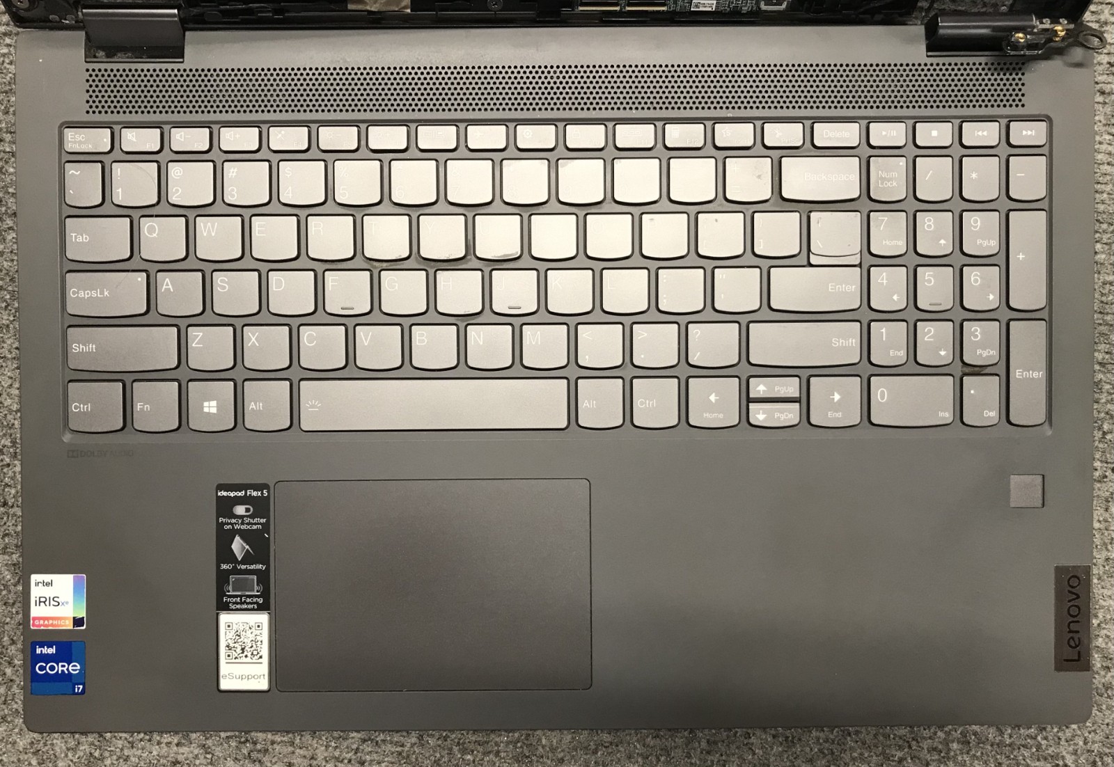 Lenovo IdeaPad Flex 5 14″ Laptop i7-1165G7 16GB RAM, No Storage, Boots to BIOS