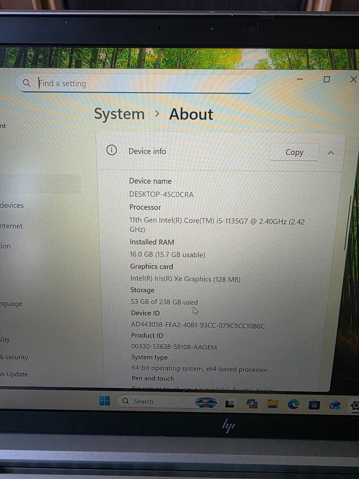 HP EliteBook 830 G8 13.3 inch (256GB, Intel Core i5 11th Gen., 2.60GHz, 16GB)