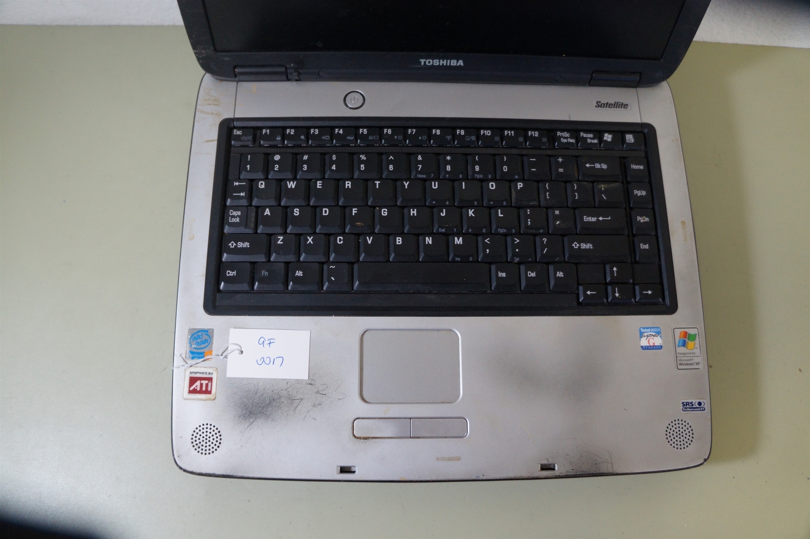 Toshiba Satellite A65-S1068, Intel Pentium 4, ATI Mobility Radeon 7000 – 4 parts