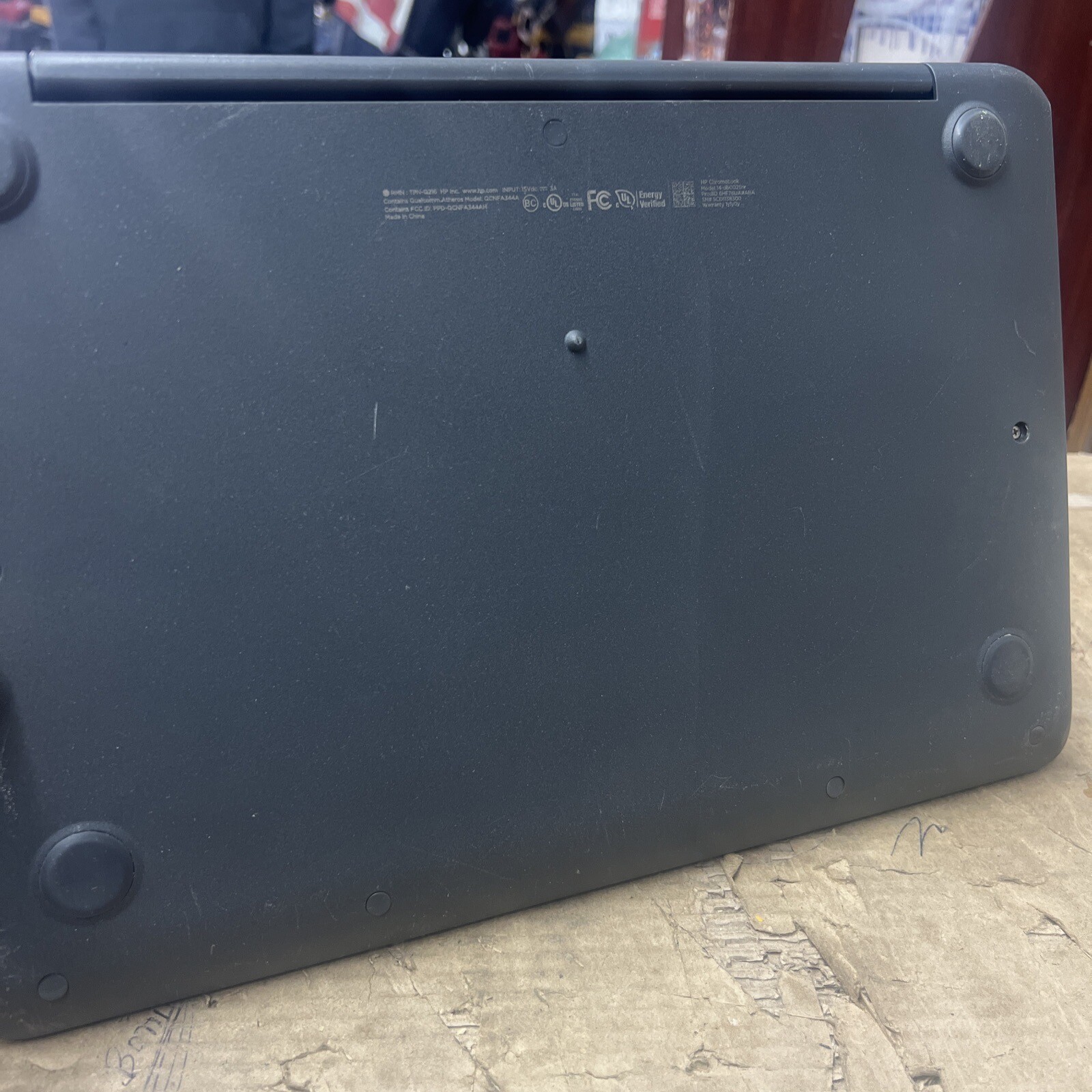 HP Chromebook 14-db0025nr Laptop – Chalkboard Grey