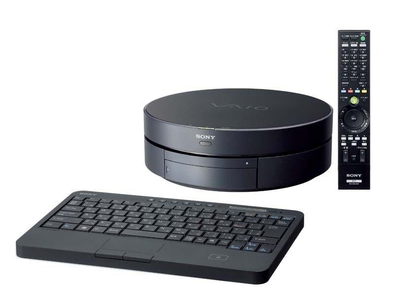 VAIO TV Side PC VGX-TP1QS Round shaped computer Intel Core2Duo Windows10 n02