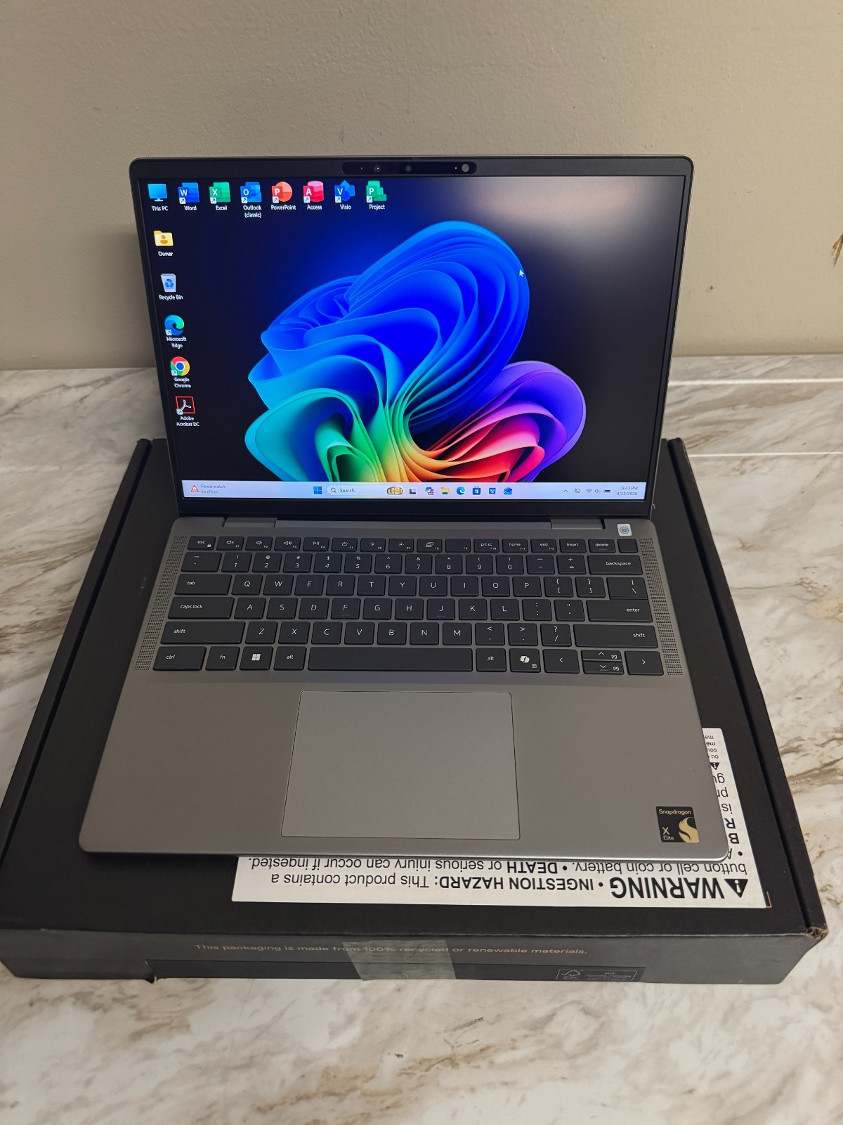Dell Latitude 7455 Touch Laptop Snapdragon X Elite 32GB / 512GB CoPilot+ W11 New