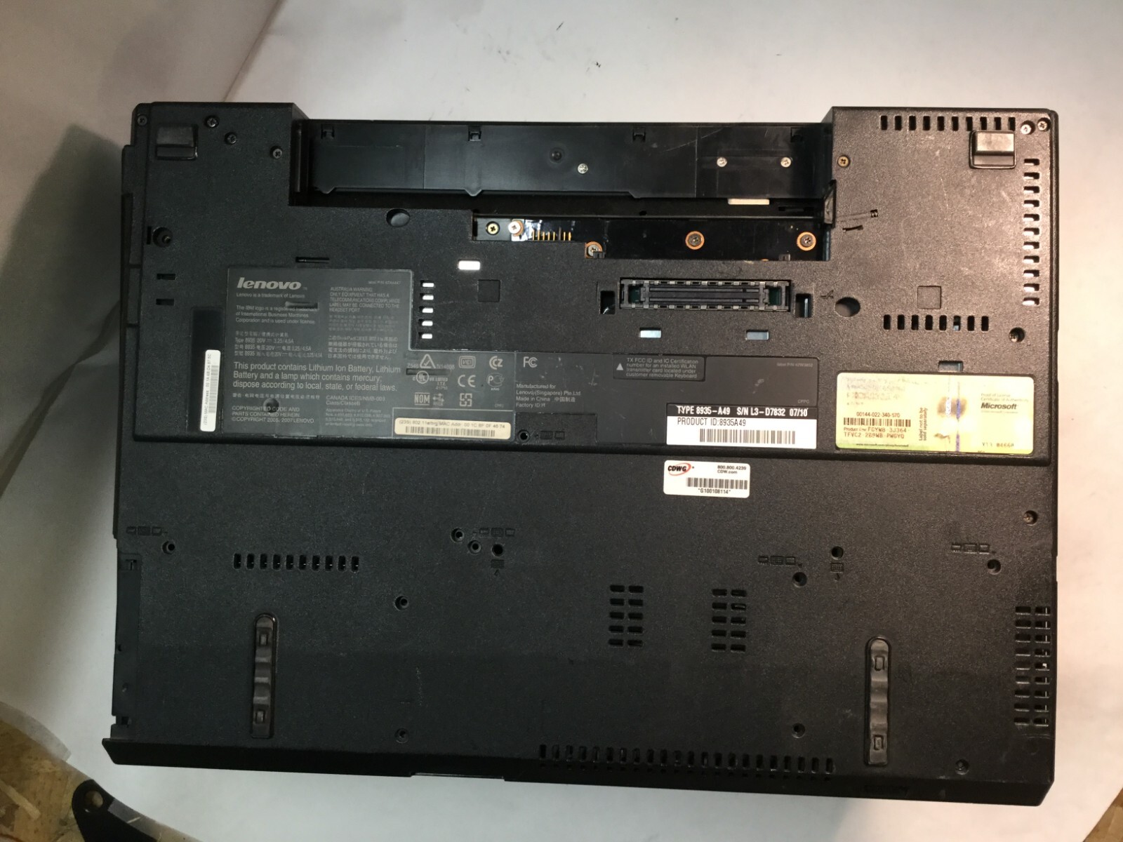 LOT OF 4 Lenovo ThinkPad R61 14″ Laptop Intel Celeron- VARIOUS ISSUES *READ*