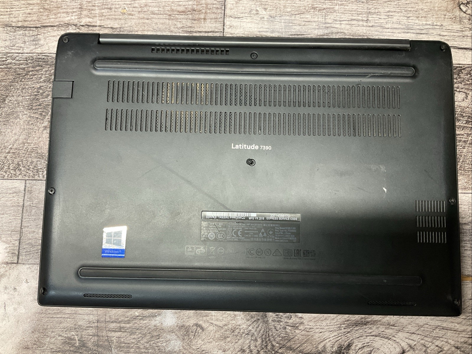 Dell Latitude 7390 / Intel Core i5 7th Gen / BIOS Unlocked / Parts Repair / J3