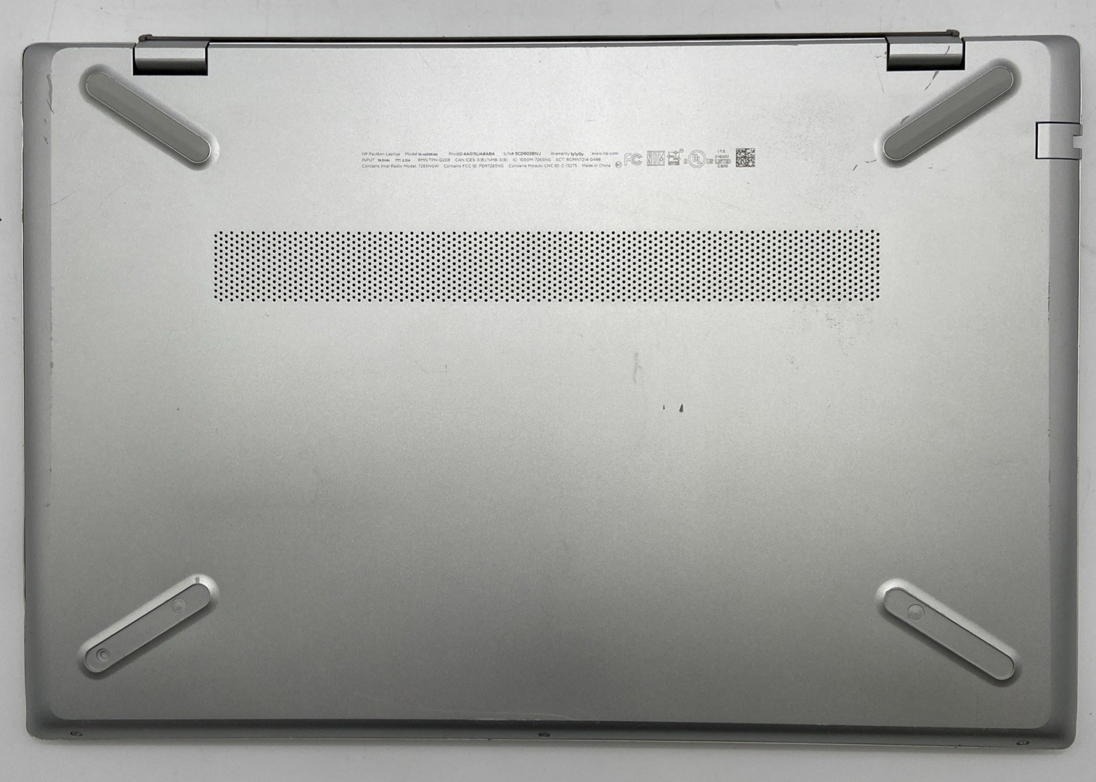HP Pavilion Laptop 15-cs0064st Intel i7-8550U @ 1.8GHZ 8GB RAM 128GB NVMe W11H