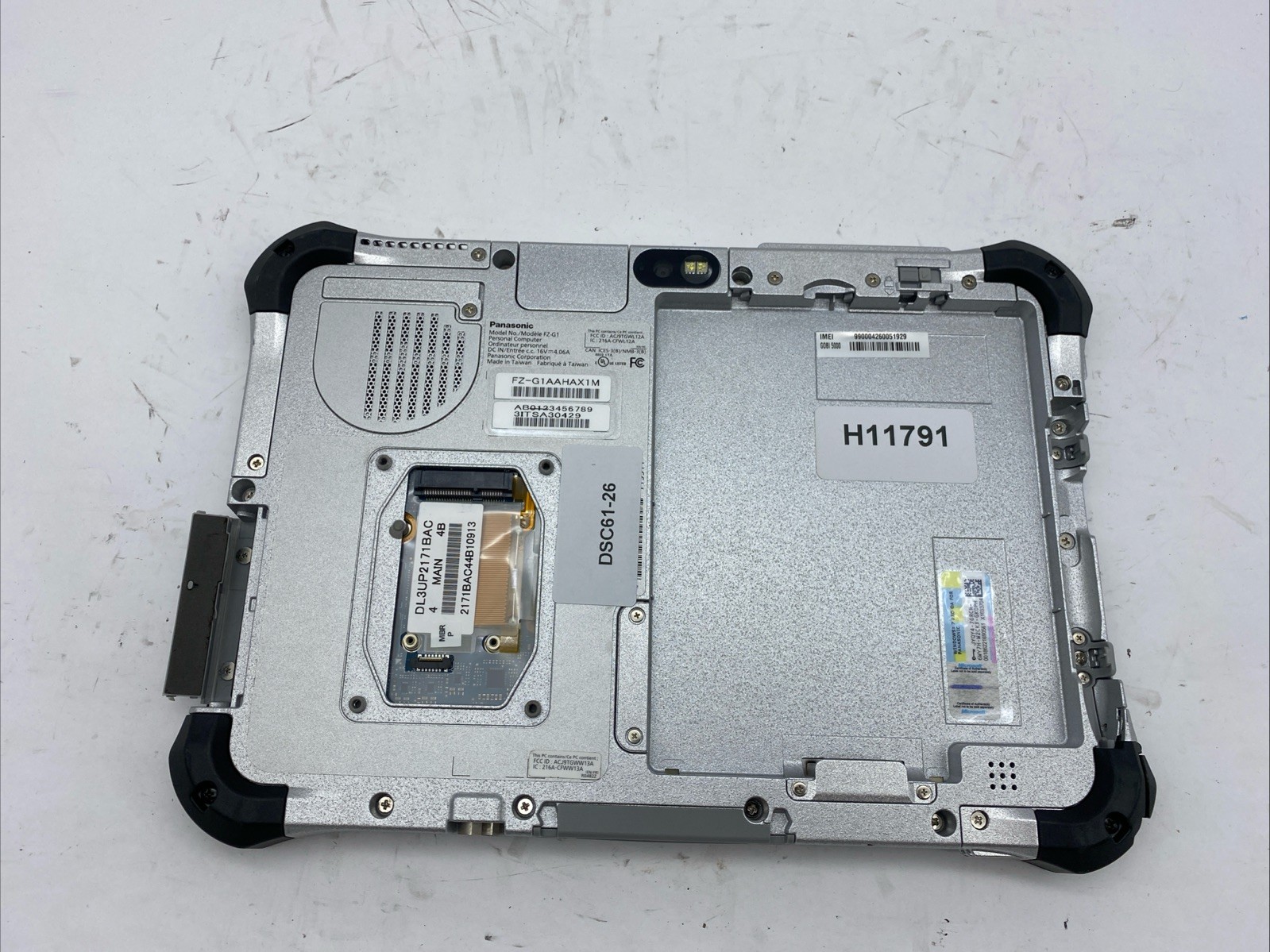 Panasonic ToughPad FZ-G1 Intel Core i5-3437U 1.9GHz 8GB RAM NO SSD Touchscreen