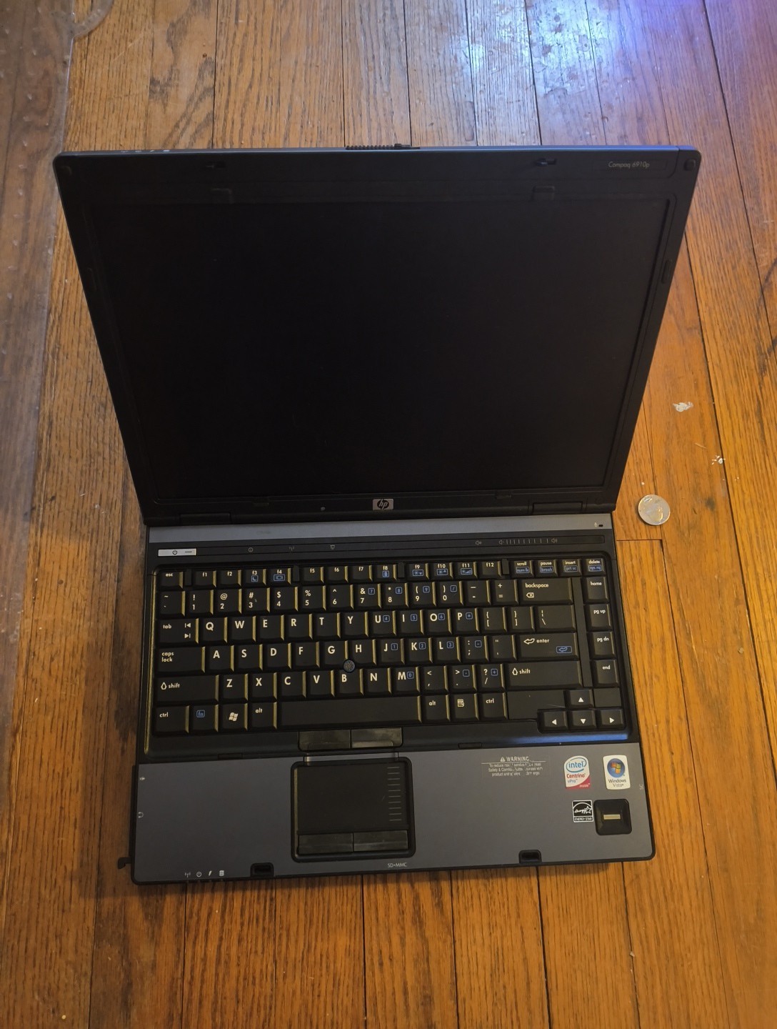 HP COMPAQ 6910p Laptop Read Powers On Doesn’t Boot Up