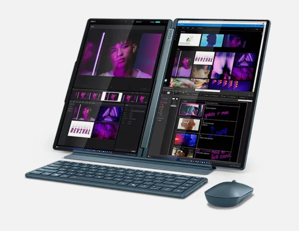 2025 Lenovo Yoga Book 9i 2-in-1 14″ DUAL OLED Touch Ultra 7 255H 32GB 1TB KB 2Yr
