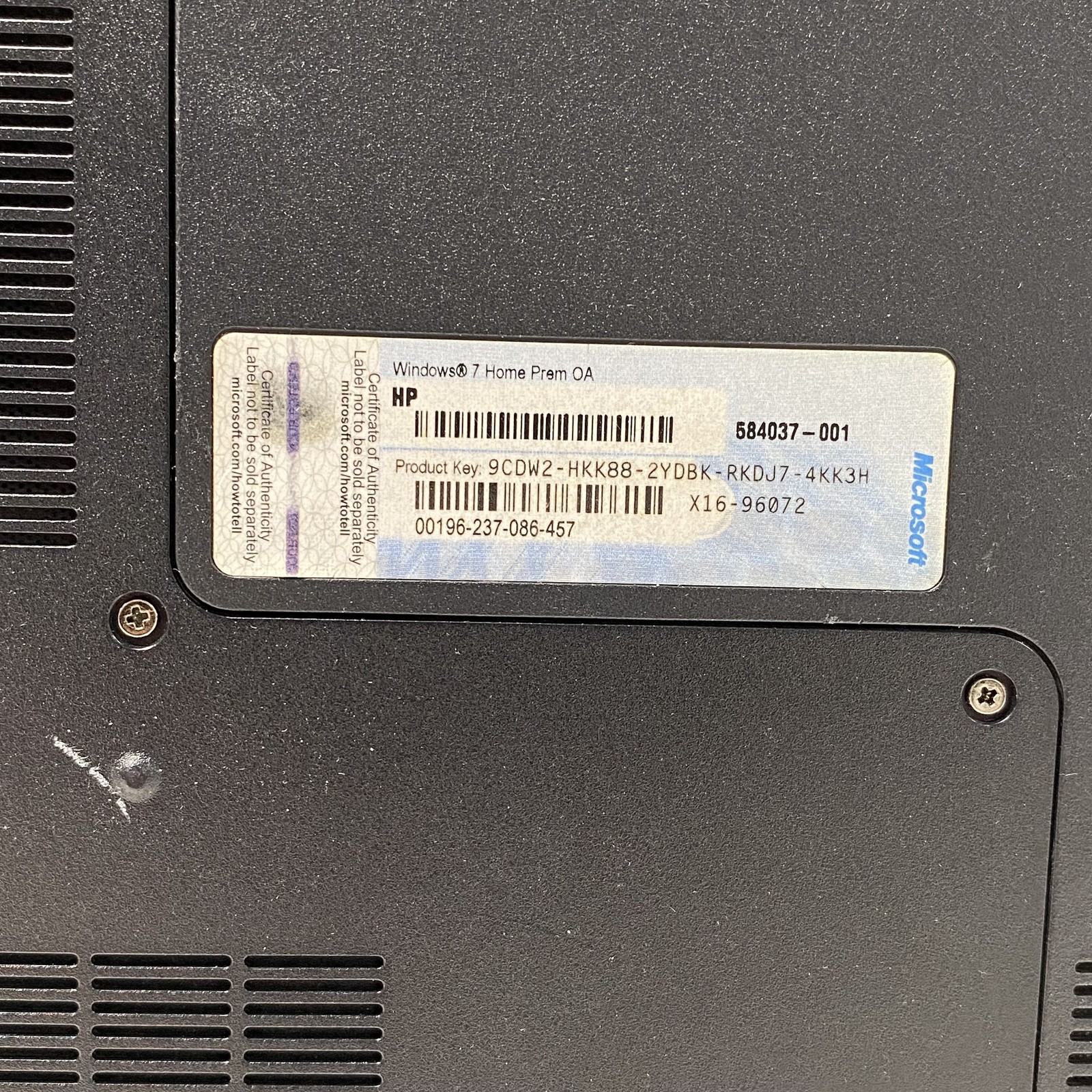 HP Pavilion G6 – 15.6″ AMD A6 Processor (No Hard Drive)