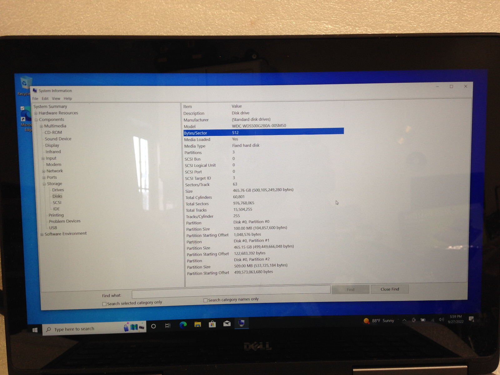 Dell 7520 i7-7920HQ 3.1GHz 16GB 512GB Window10 Pro w/ AC Adapter Touch screen.