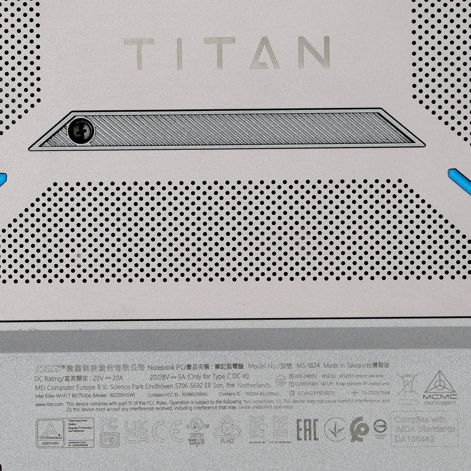 MSI Titan 18 HX 18″ 4k Gaming Laptop Intel Core 9 Ultra 285HX 64GB 4TB NVMe