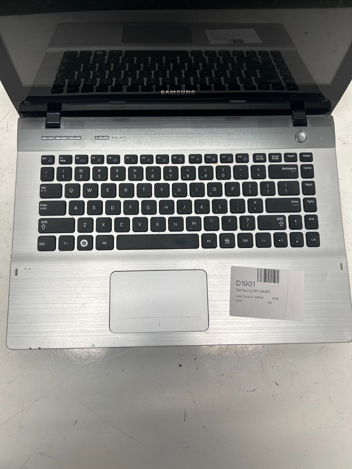 Samsung NP-QX411 Intel Core i5-2410M 2.30GHz 6GB NO HDD