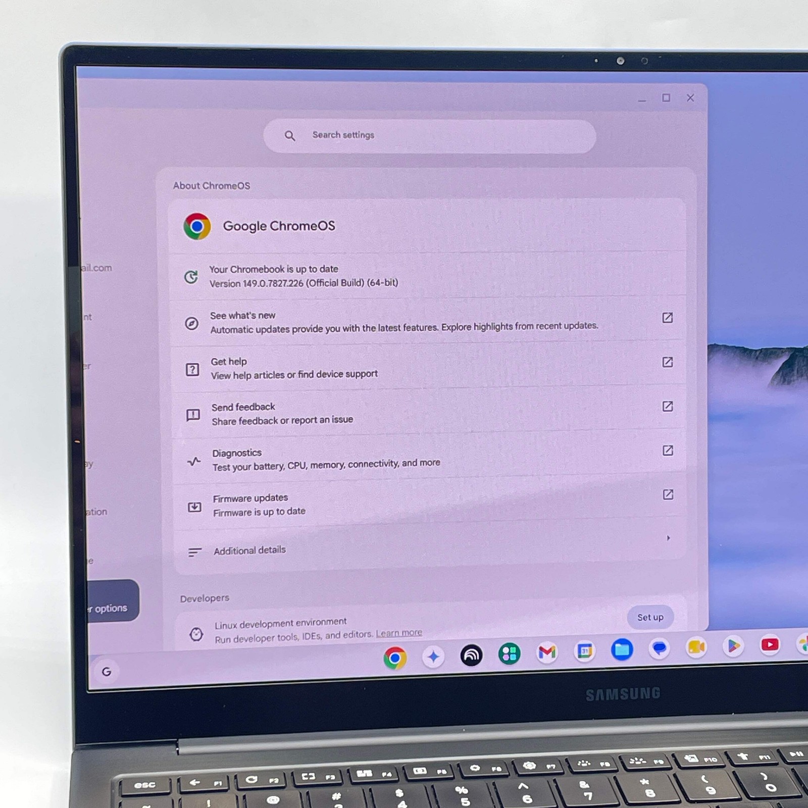 Samsung Galaxy Chromebook Plus NP930XCJ 15.6″ Core 3 100U 4.7GHz 8GB RAM 256GB