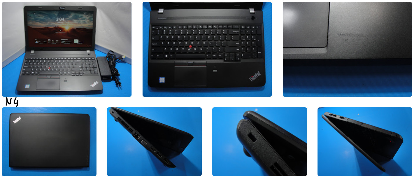 Lenovo ThinkPad E560 14” FHD Intel Core i7-6500U 2.5GHz 8GB 250GB SSD +Cgarger