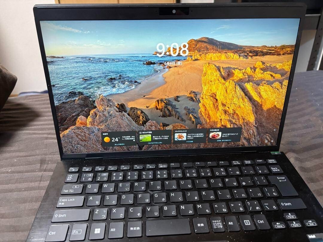 VAIO SX14 VJS1458 ALL BLACK EDITION Core i7-1260P+32GB SSD 256GB d724