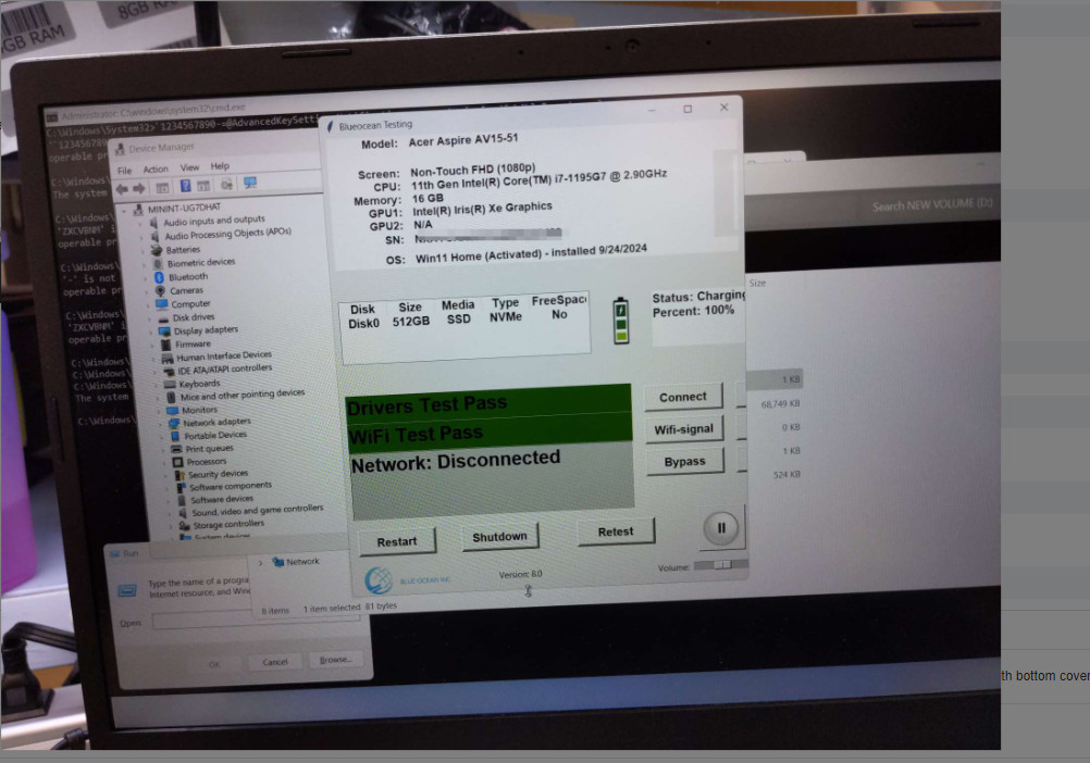 Acer Aspire Vero AV15-51-7617 15.6” FHD Core i7-1195G7 16GB 512GBSSD win 11