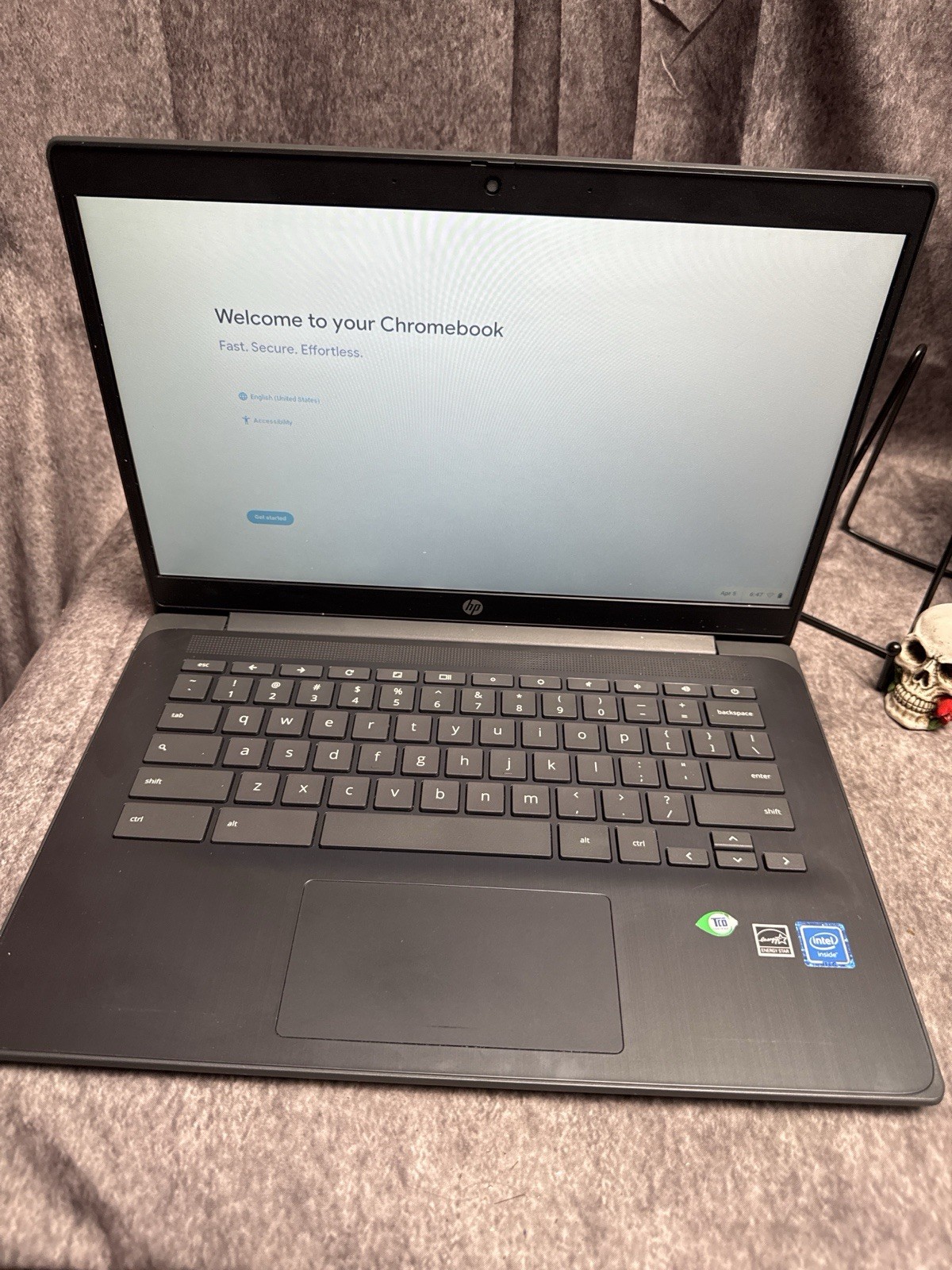 HP Chromebook 12”Intel ChromeOS Laptop WiFi Webcam – Tested & Working
